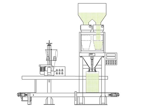 dds双斗秤循环工作模式